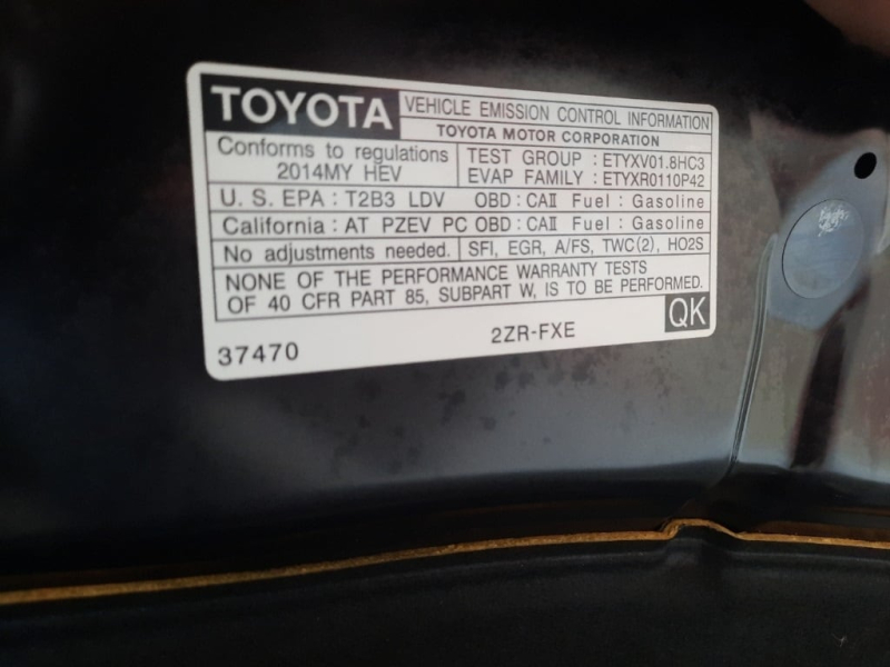 Toyota Prius 2014 price $14,877