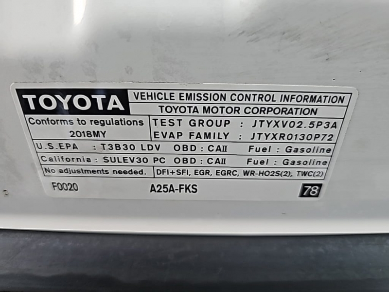 Toyota Camry 2018 price $23,677
