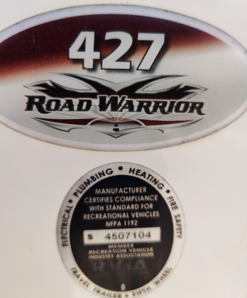 Heartland 427 RW ROAD WARRIOR 2017 price $69,950