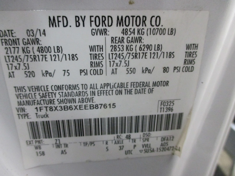 Ford Super Duty F-350 SRW 2014 price $10,950