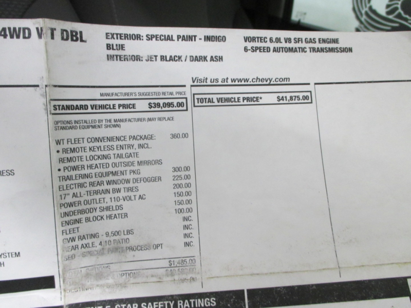 Chevrolet Silverado 2500HD 2018 price $17,950