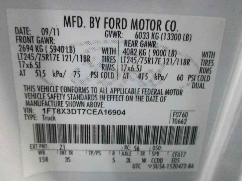 Ford Super Duty F-350 DRW 2012 price $23,950