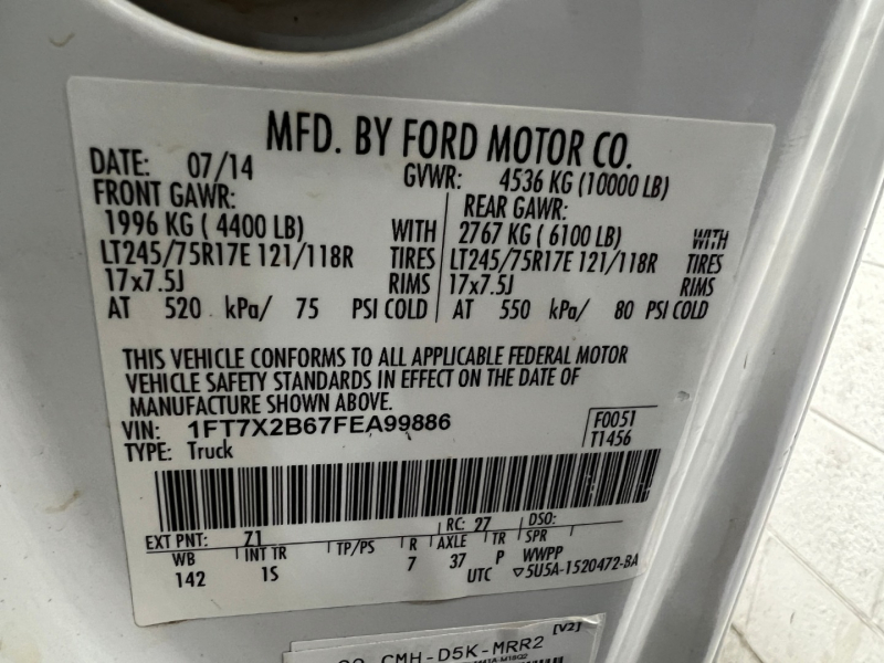 Ford Super Duty F-250 XL 4WD 2015 price $14,950