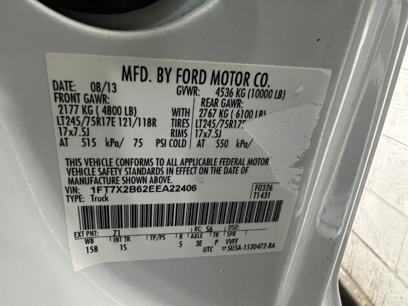 Ford Super Duty F-250 XL 4WD 2014 price $13,950