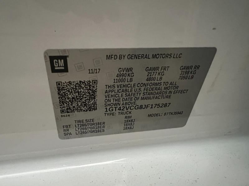GMC Sierra 3500HD 2018 price $23,950