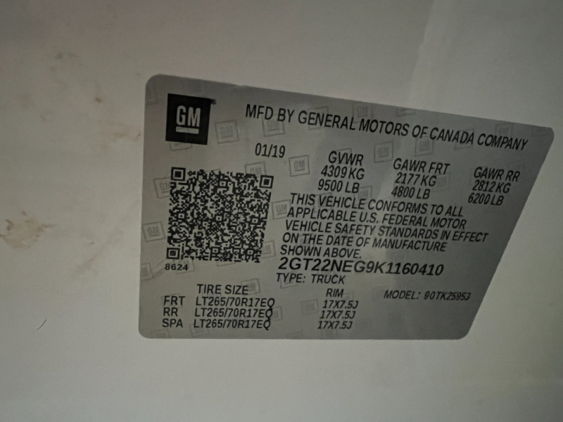GMC Sierra 2500HD 2019 price $22,950