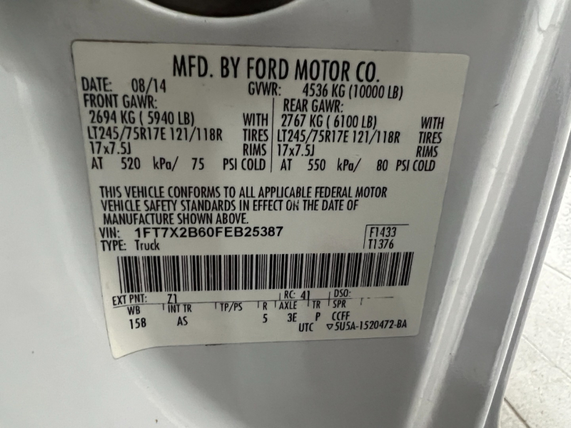 Ford Super Duty F-250 XL 4WD 2015 price $12,950