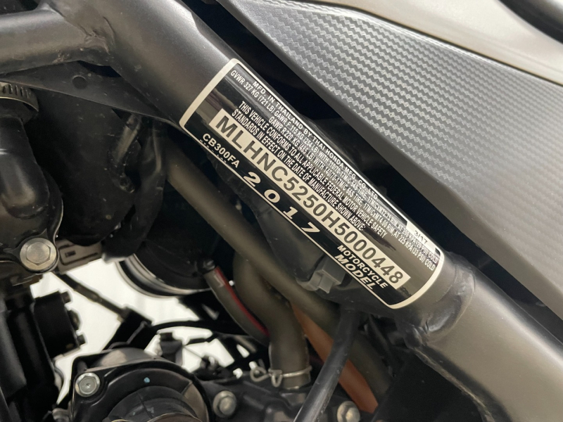 Honda CB300F 2017 price $4,800