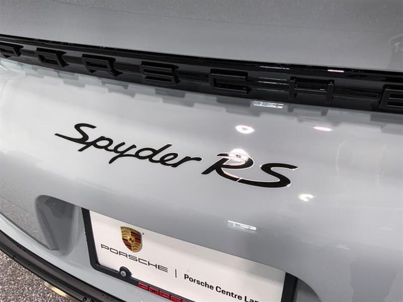 Porsche 718 Spyder 2024 price $382,900