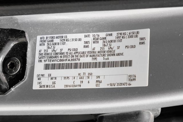 Ford F150 SuperCrew Cab 2017 price $17,895
