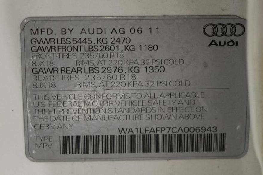 Audi Q5 2012 price $10,995