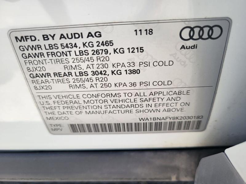 Audi Q5 2019 price $28,979